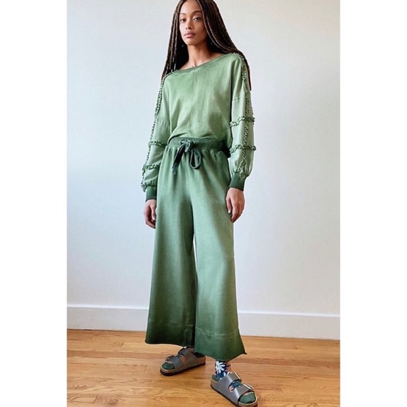 Anthropologie Corrie Wide-Leg Lounge Set - Picture 6 of 10